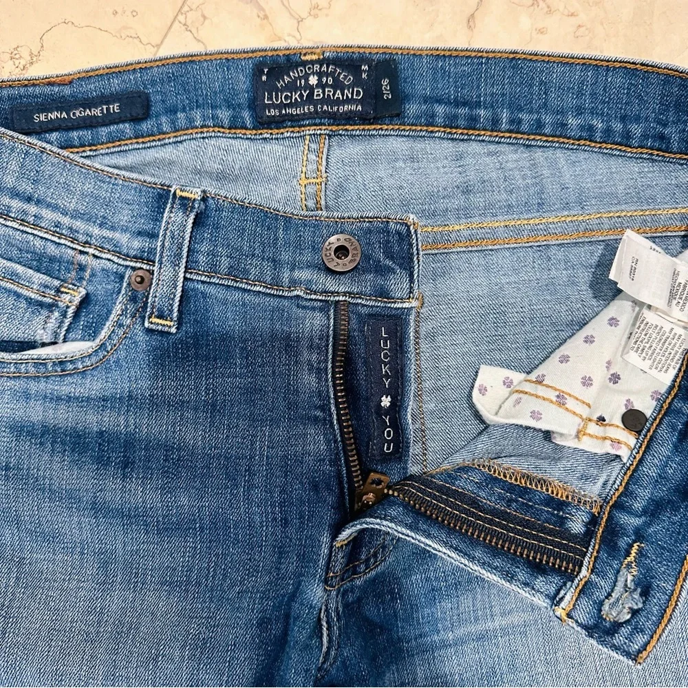 Lucky Brand Sienna Cigarette Jeans size 2/26 EUC - Picture 9 of 14